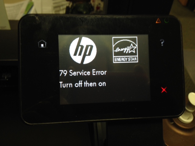 Fix HP Printer Error 79